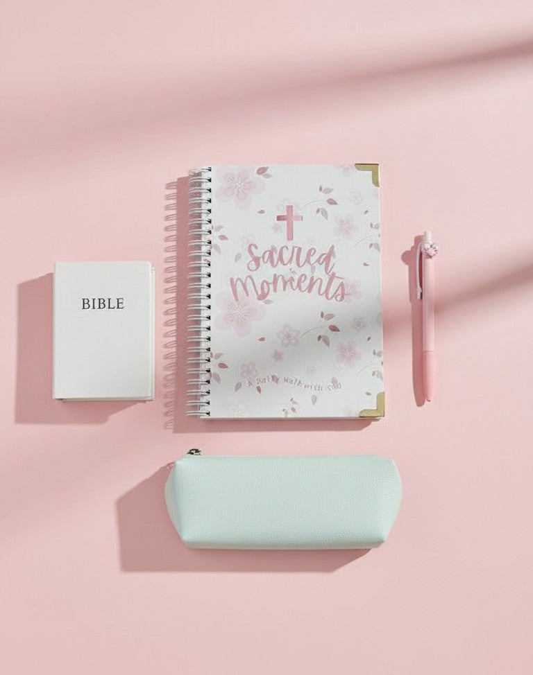 Prayer Journal Christian SOAP Method | Daily Devotional Bible Study Journal | A5 Spiral Bound