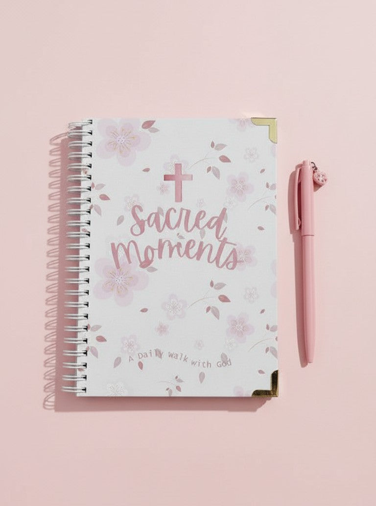 Prayer Journal Christian SOAP Method | Daily Devotional Bible Study Journal | A5 Spiral Bound