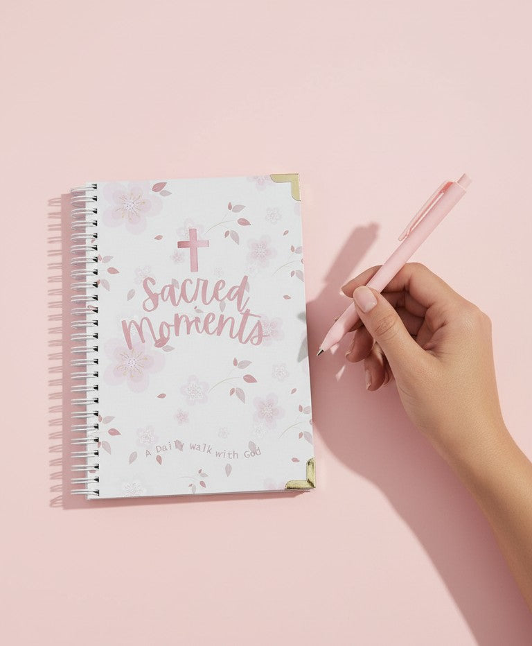Prayer Journal Christian SOAP Method | Daily Devotional Bible Study Journal | A5 Spiral Bound