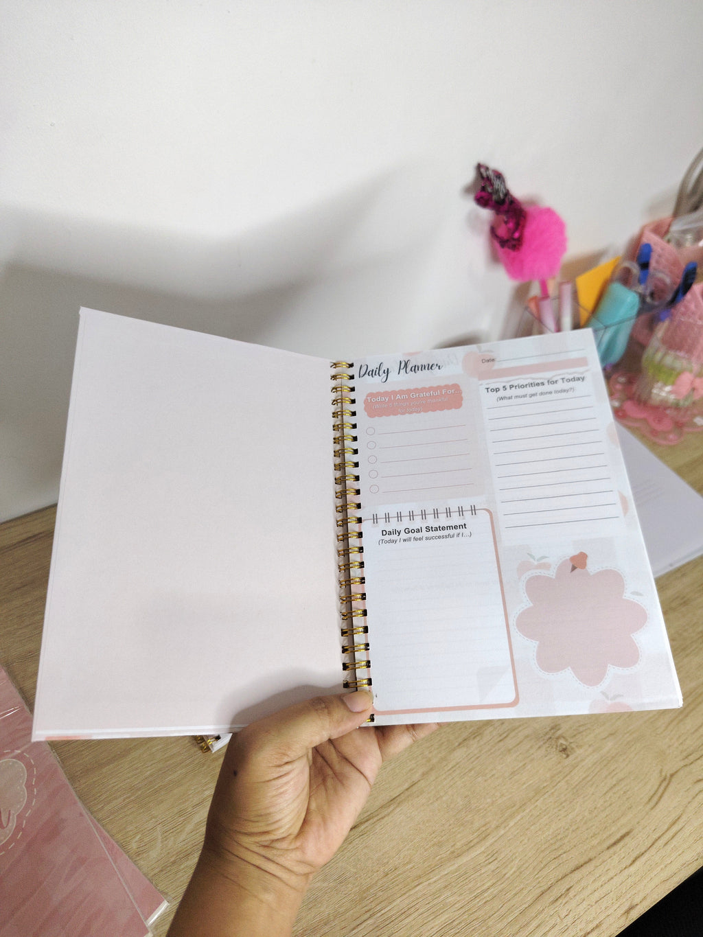 A5 Daily Planner Notebook | Goal Setting & Productivity